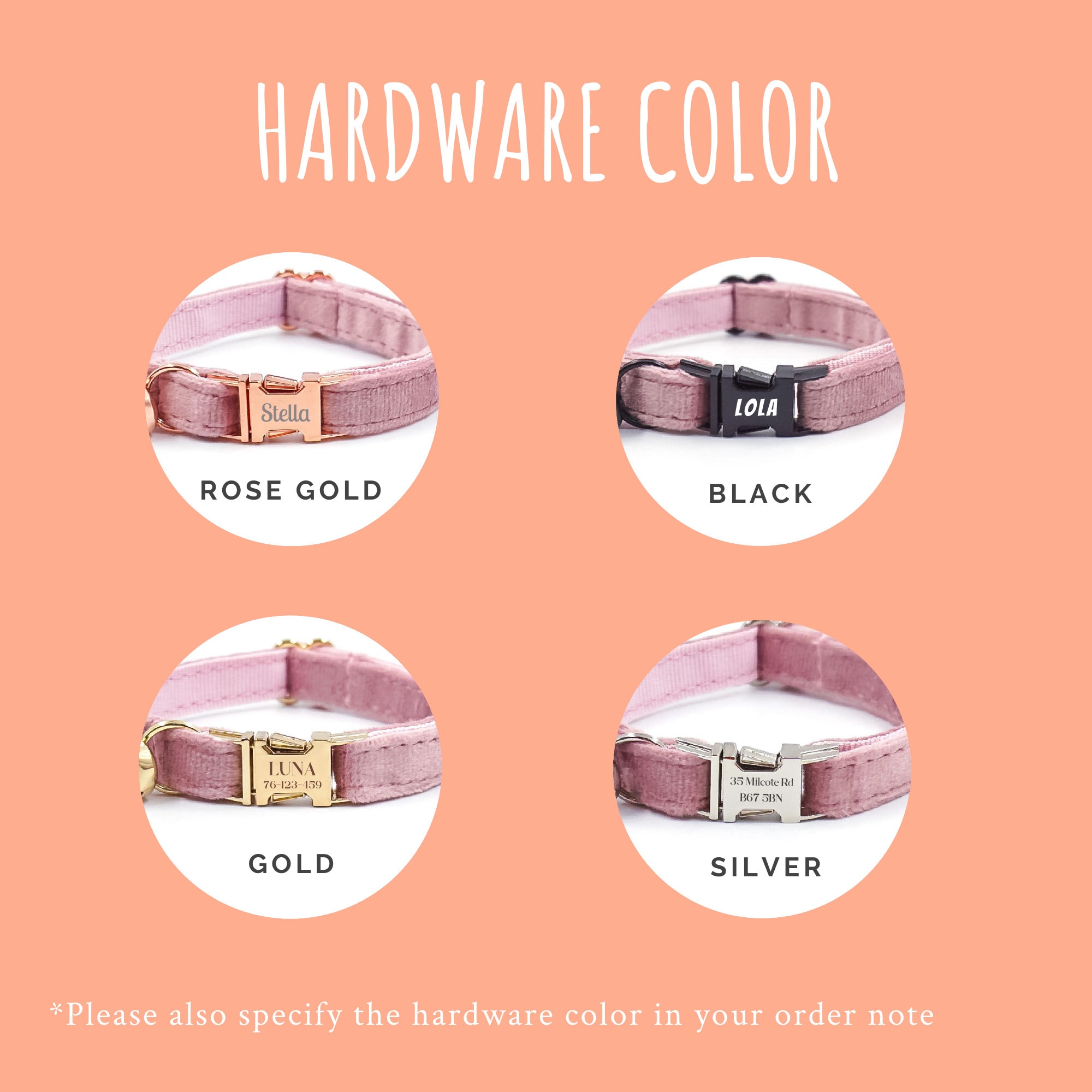 Personalized Pink Cat Collar With Bell Custom Cat Collar Bow Etsy