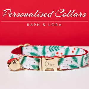 Luxurious Cat Collars Bowtie Set,Custom Kitten Collar Bowtie Set,Personalized Cat Dog Tag,Halloween Christmas Cat Collar Gift For Puppy