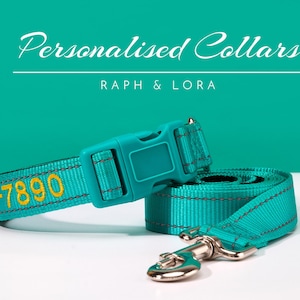 Dog Collar Personalized, Embroidered Dog Collar with Name, Embroidered Dog Collar,Personalized Dog Collars,Pet Collar Gift for Dog Lover