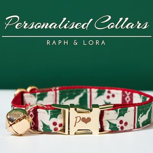 Personalized Kitten Collar Leash Bowtie, Free Engraved Cat Tag Dog Tag For Halloween Gifts Christmas Gifts,Custom Cat Collar Bowtie Set