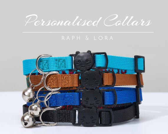 Kit 4 Coleiras Para Gato D-BUY - Seguras Com Sino E Refletivas