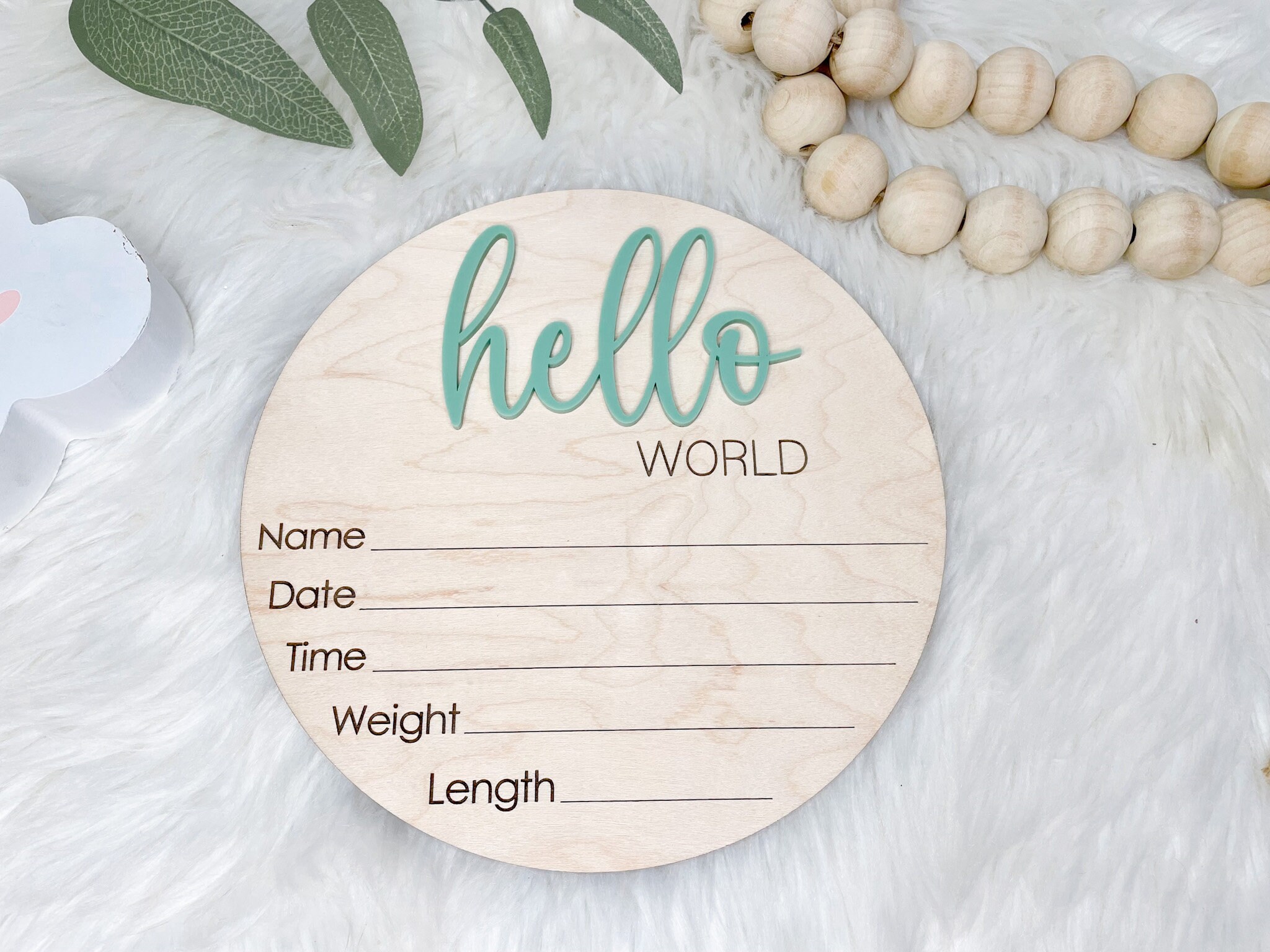 Helloworld Stat Sign Hello World Birth Announcement Sign, Gender Neutral Baby Name Sign ...