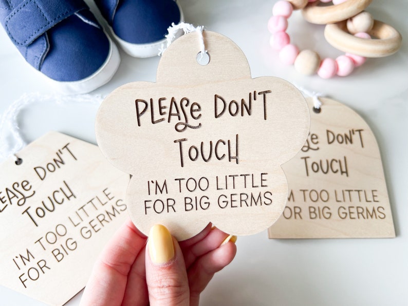 Please Don't Touch Germ Sign for Newborn, Don't Touch Baby, Do Not ...