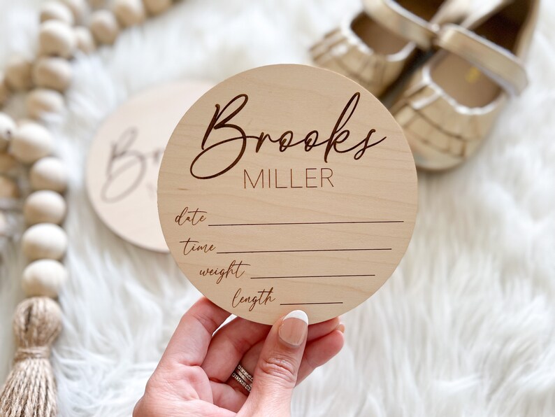 Custom Baby Name Sign for Hospital, Birth Announcement Sign ...