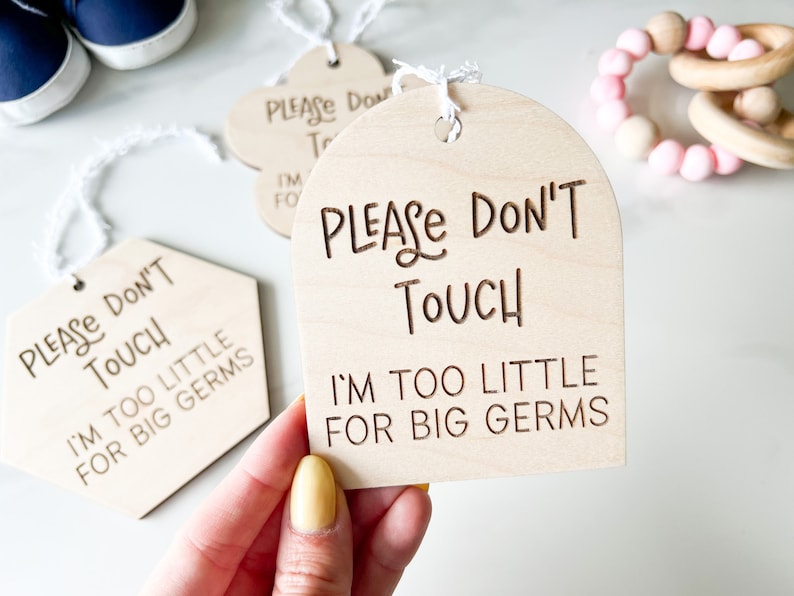 Please Don't Touch Germ Sign for Newborn, Don't Touch Baby, Do Not ...