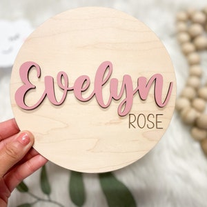 Baby Name Sign for Hospital, Birth Announcement Sign, Hospital Name Sign, Birth Stats Sign, Newborn Name Wood Sign, Wood Sign Name Reveal