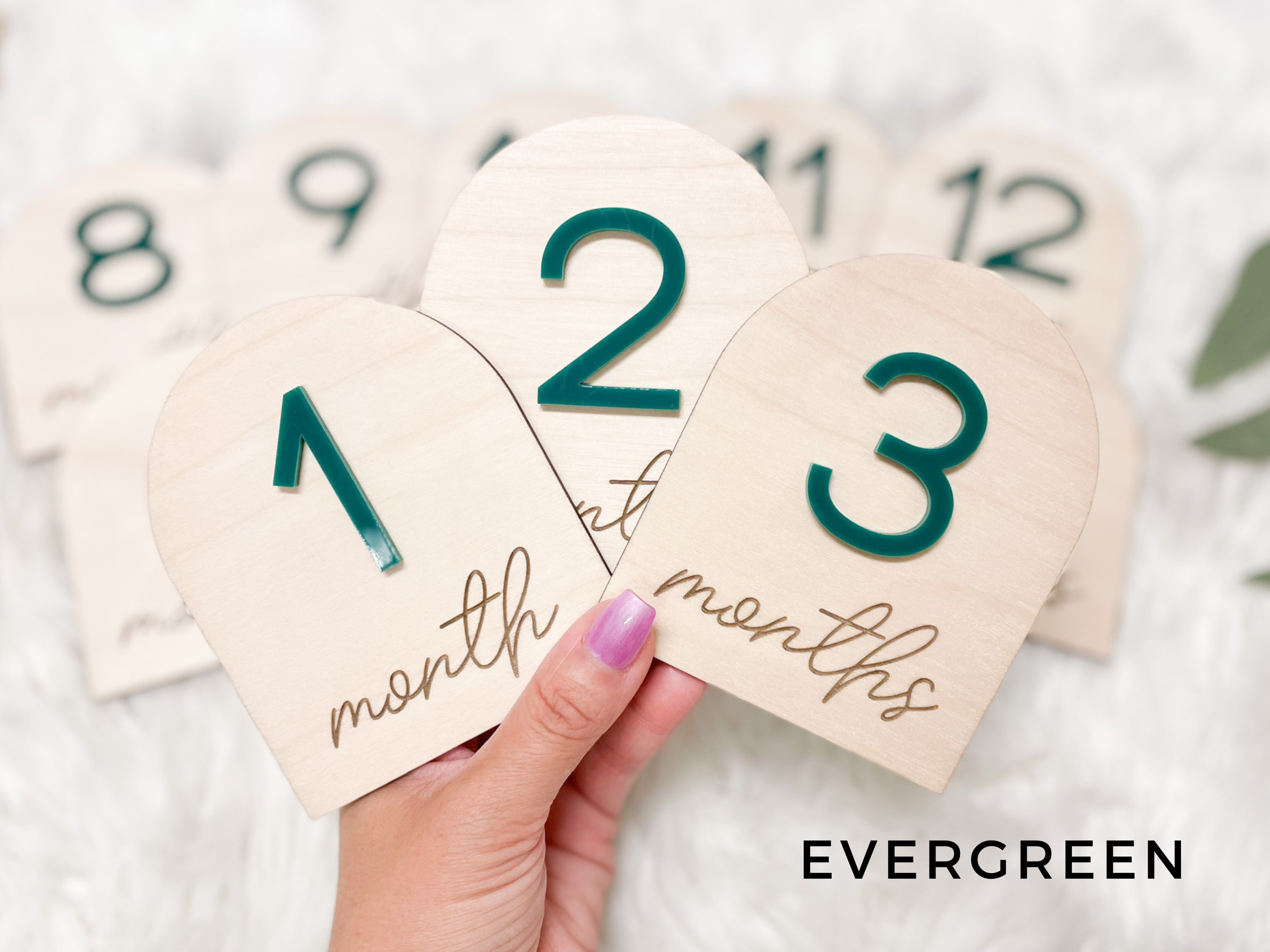 Baby Monthly Milestone Marker, Month Photo Sign Baby, Baby Milestone ...