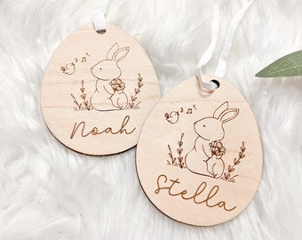 Easter Basket Tag, Easter Name Tags for Boys and Girls, Minimal Kids Easter Tag, Personalized Easter Egg Tag, My first easter basket