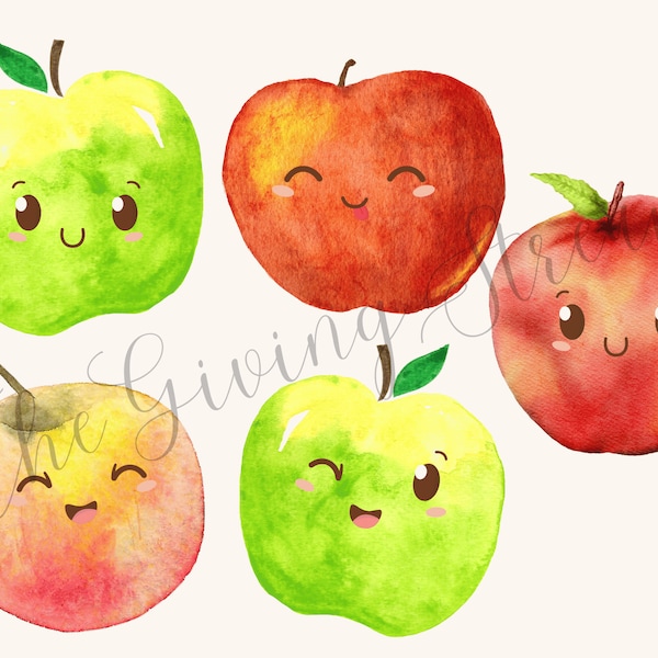 5 Little Apples Flannel Board