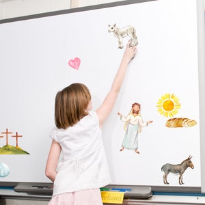 Easter Story Flannel Board, Easter Story Magnet Board, Preschool, Jesus ...