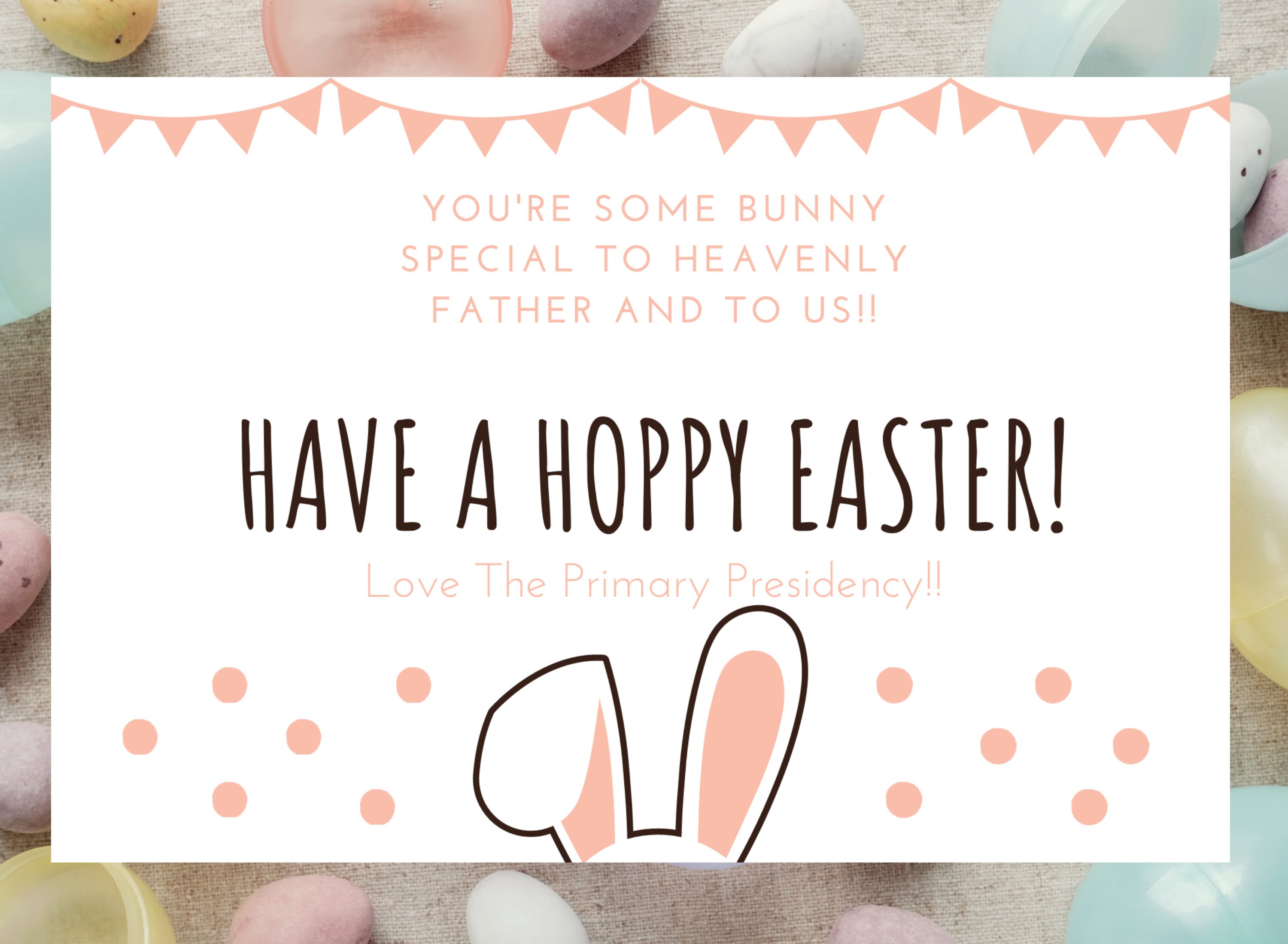 Easter Printable Gifts, LDS Gift Tags, Easter Handout, Primary Easter Printable - Etsy