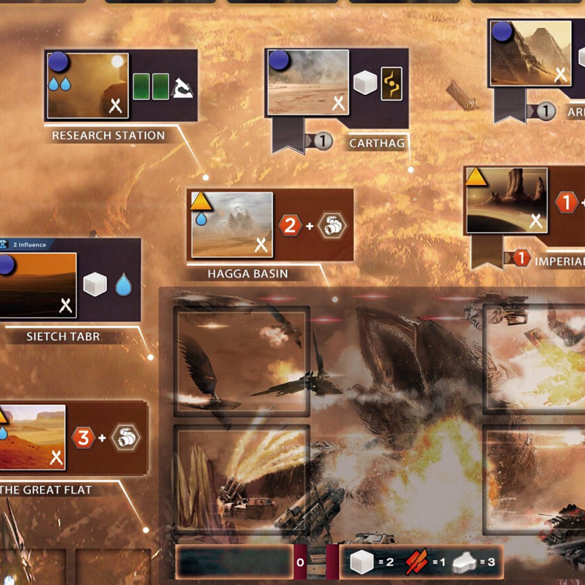 Selfdesigned Boardgame Duneimperium Playmat DUNE Etsy