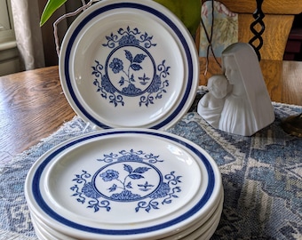 Rare Set of 6 Homer Laughlin Salad Plates - 1950’s
