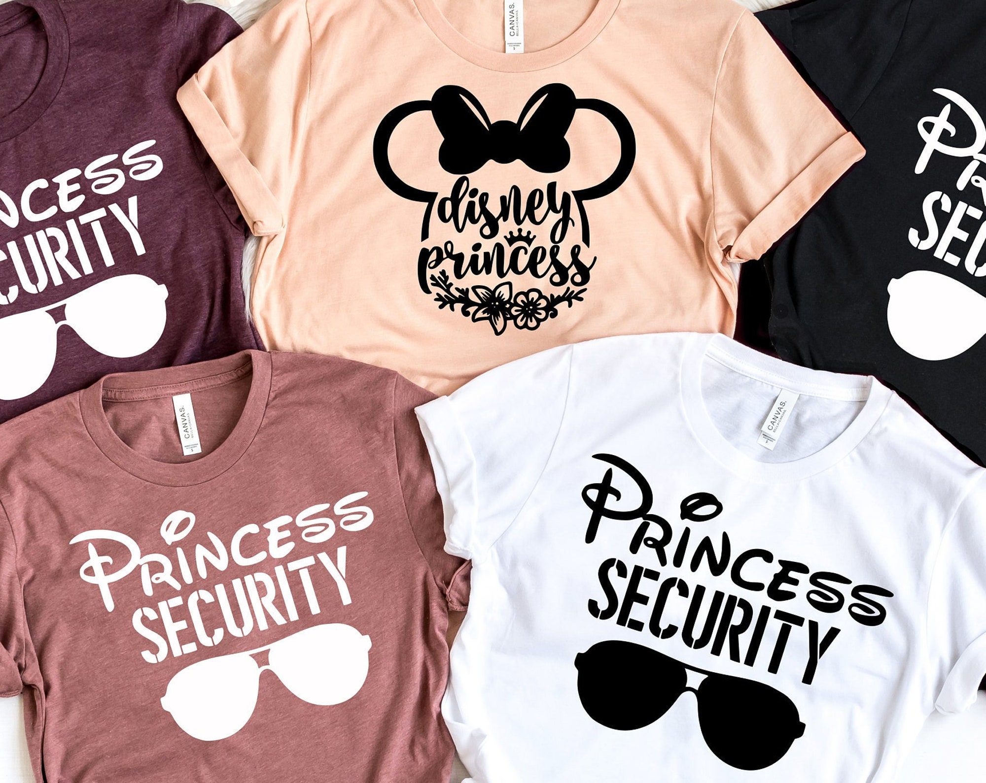 Disney Princess Security Family Matching T-Shirts Disney Princess Security Family Matching T-Shirts
