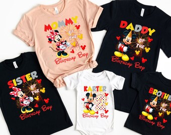 Mickey mouse birthday shirt for family 