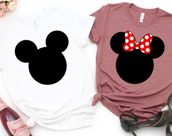 Conexión altura Confirmación Camisetas de cumpleaños personalizadas de Mickey y Minnie. - Etsy España