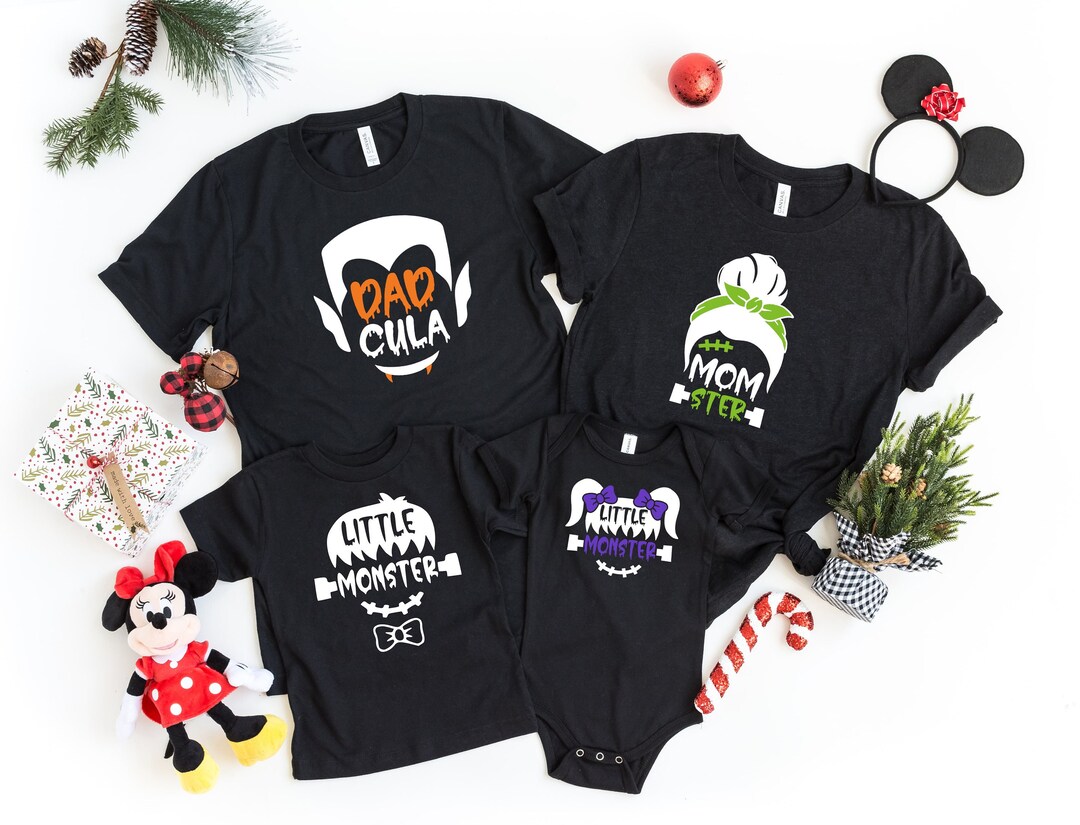 Monster Halloween Family Shirts Dadcula Shirt Funny - Etsy Canada