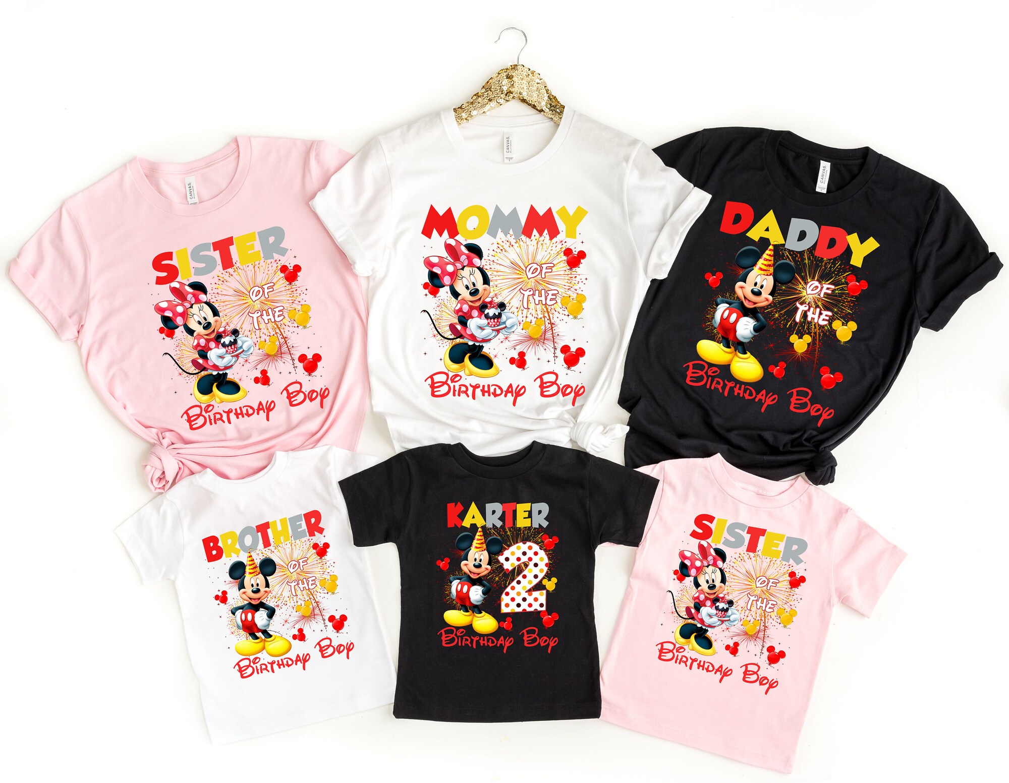 Discover Disney Birthday Boy Family Shirts, Mickey Mouse Birthday T-Shirt, Mickey Mouse Boy's Shirt