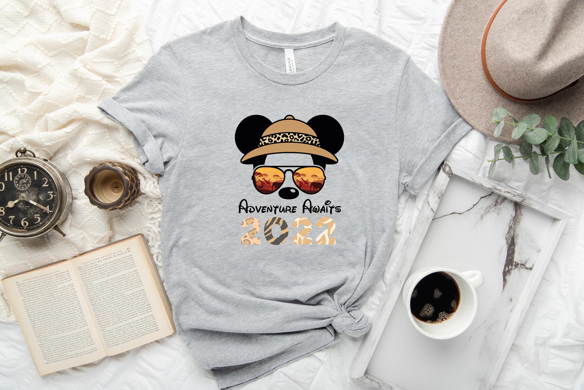 Disney Adventure Awaits Shirt, Animal Kingdom Safari Couple T-Shirts