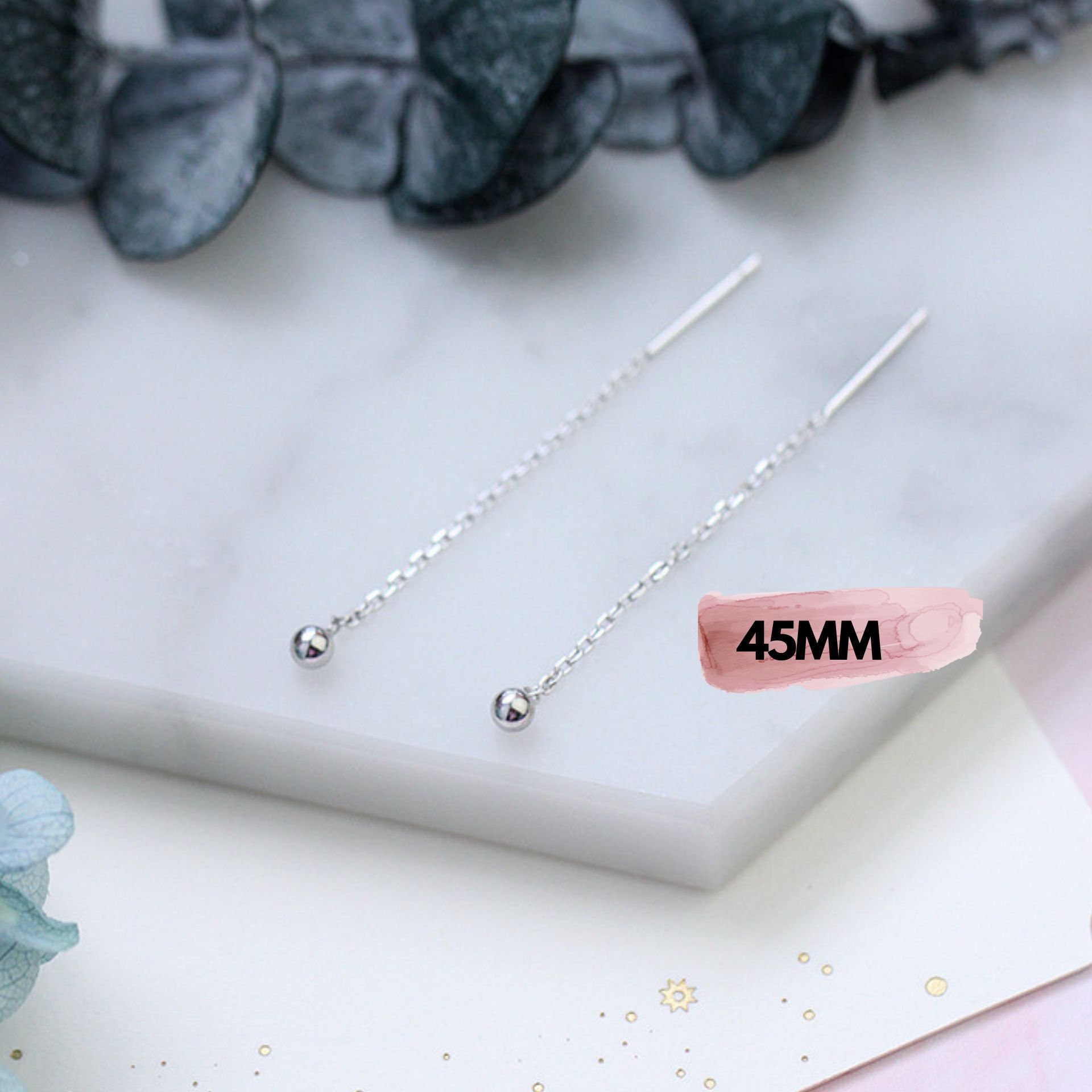 Loop & Chain Dangling Earrings