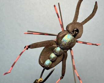 Vincent's Cantaria Beetle - Foam Terrestrial Dry Fly Pattern for Fly Fishing Chile Freshwater Trout