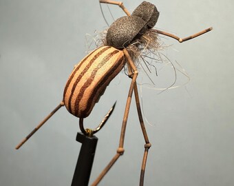 Brown Ground Beetle - Trout Fly Pattern for Freshwater Fly Fishing