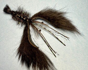 Crayfish/Crawfish/Crawdad Fly Pattern - Weighted Streamer for Fly Fishing Freshwater & Saltwater