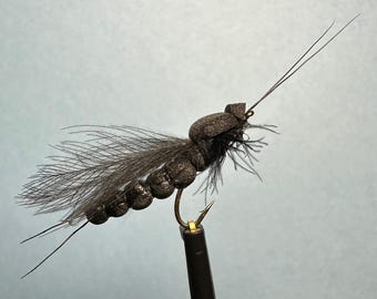 Tiny Black Winter Stone Fly - Extended Body