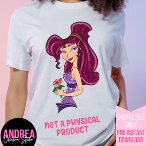 Hércules PNG, Hércules y Meg, PNG de sublimación, diseños DTF, Hércules, Pegaso, Megara, Hades