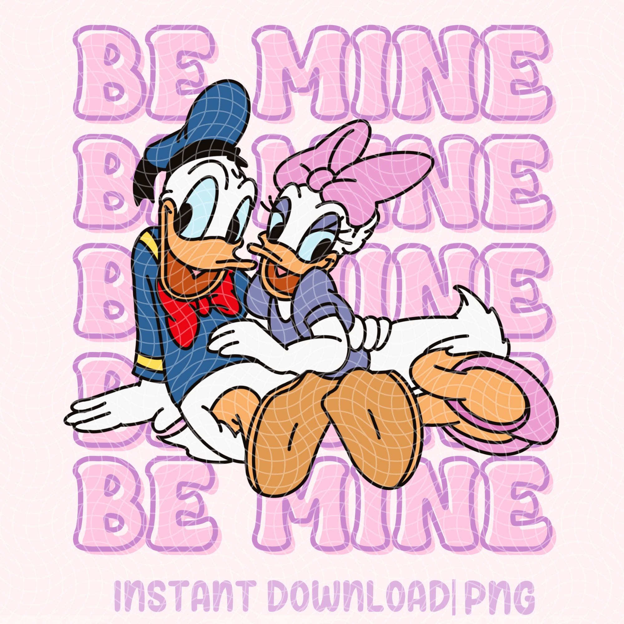 Donald \u0026 Daisy Valentine’s Day PNG, Valentine’s Day Donald and Daisy Duck,  Valentine’s Day png, Donald and Daisy, Love png, Donald Duck, image size:2000x2000