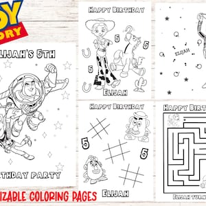Toy Story Digital Coloring Pages