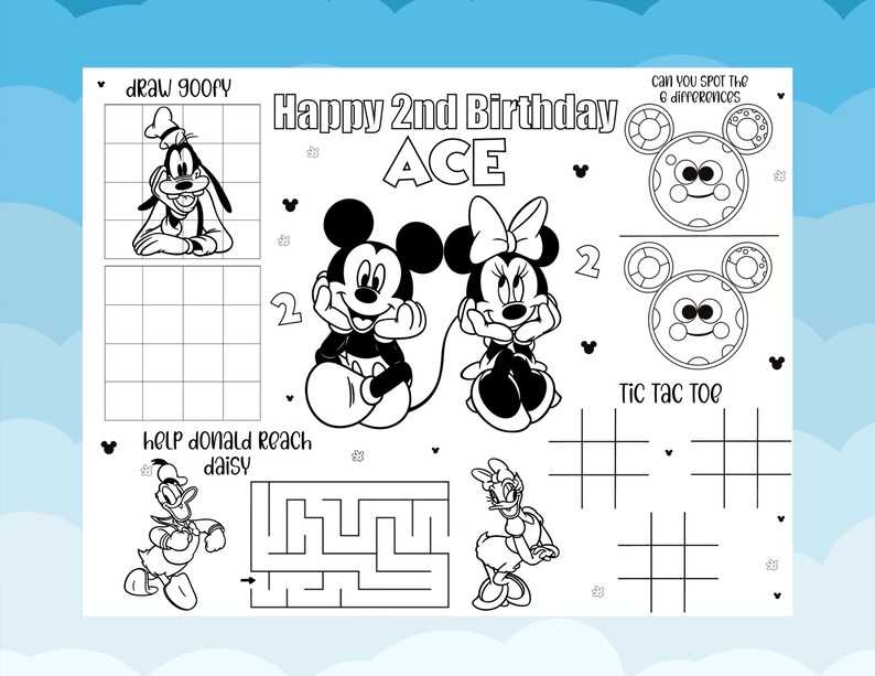 Mickey Mouse Clubhouse Coloring Pages, Mickey Mouse Clubhouse Activity