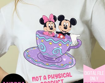 Mickey Mouse png, Minnie Mouse, Mickey Tea Cup png, PNG for Sublimation, Magical png, Magic Mouse, Sublimation PNG, Tea Cup, Magic Tea Cup
