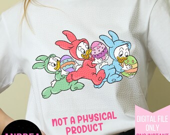 Huey, Dewey, and Louie, Donald Duck, Easter png, Easter Designs, Donald and Daisy Duck, Easter Eggs