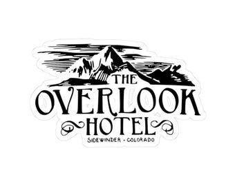 Overlook Hotel Sticker – The Shining Inspired Horror Vinyl Decal | Sidewinder Colorado | Movie Laptop Sticker | Spooky Gift for Horror Fans