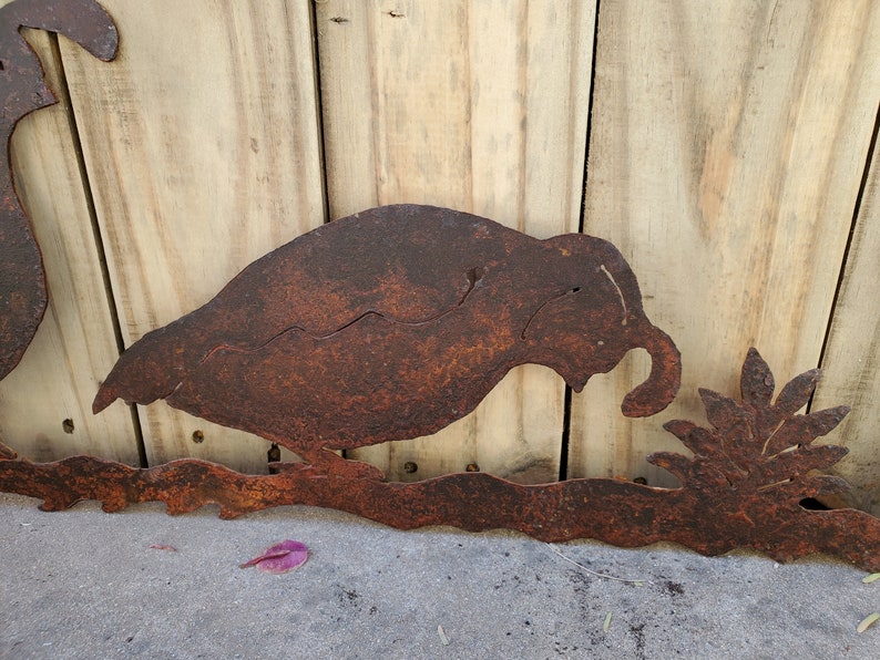 Metal Quail Wall Art / Southwest Desert / Yard Art/ Fence Art/ Etsy