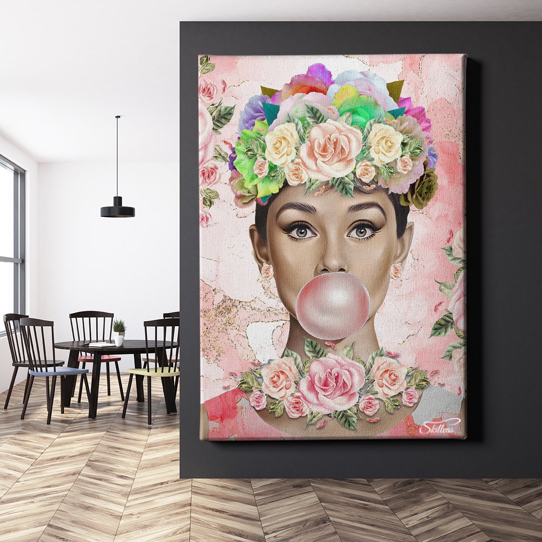 Audrey Hepburn impression de haute qualité sur toile - France