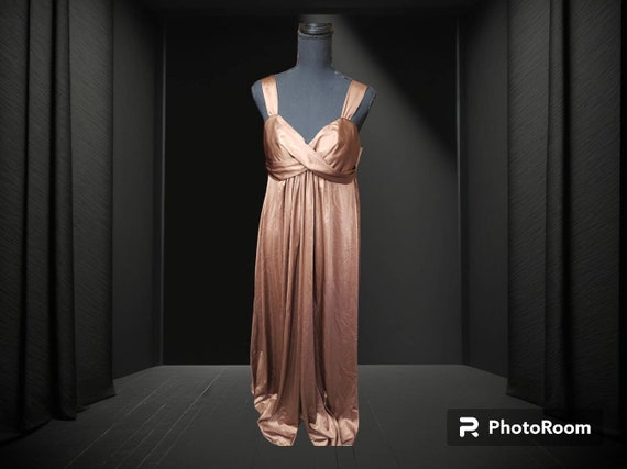 Vintage Olga 9215 Nightgown Negligee Elegant Gown… - image 1