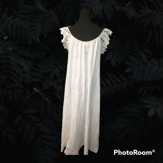 Vintage Lucie Ann Silver Label Floral Cotton Blen… - image 4