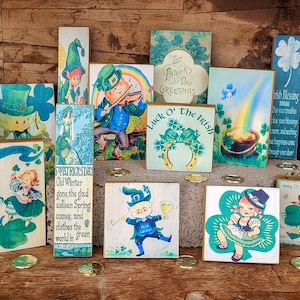st patricks day shelf sitters
