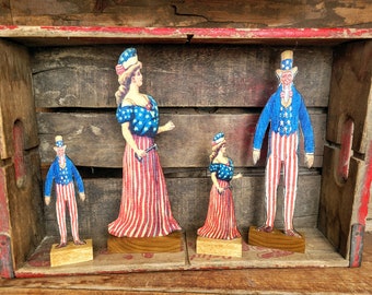 2 Uncle Sam Blowmolds 1996 Union Products Made in USA - Etsy