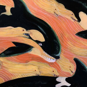Charge of the Whale Brigade - Digital Print