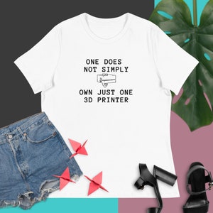 Women&#39;s One Does not Simply 3D printing Relaxed T-Shirt