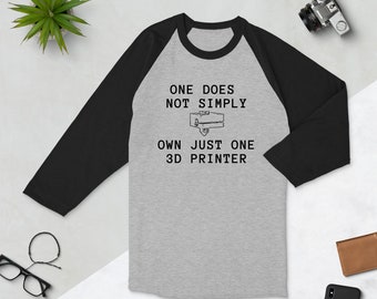 One does not simply 3/4 sleeve raglan shirt