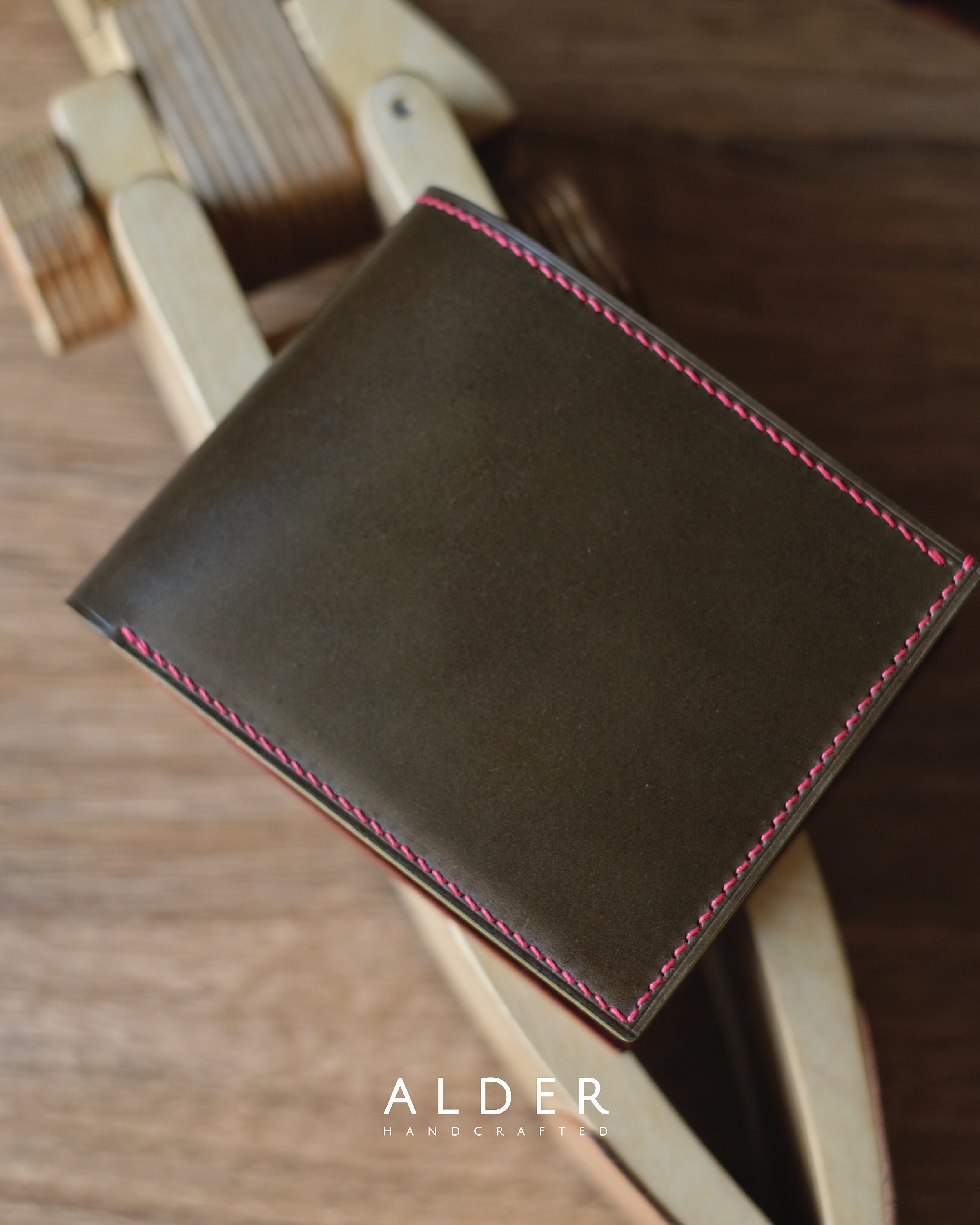 Shinki Hikaku Shell Cordovan Japanese Horsebutt Bifold Wallet