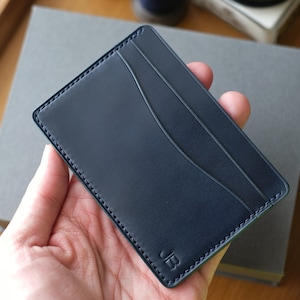 4 Taschen Shinki Hikaku Shell Cordovan Signature-Kartenhalter, Leder-Kartenhalter, schlanker Kartenhalter