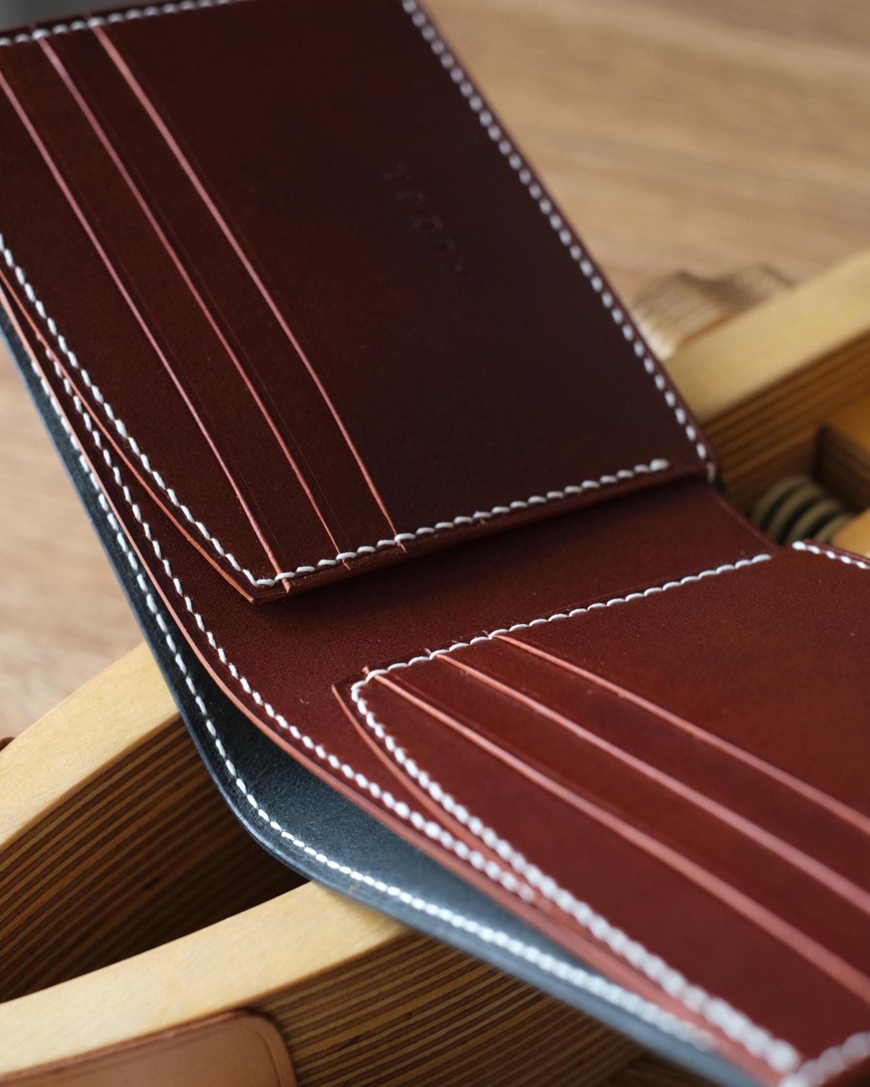 ハイロンワークス　HYRONWORK WALLET type2 Signature Shinki Hikaku Shell Cordovan Japanese Horsebutt Bifold