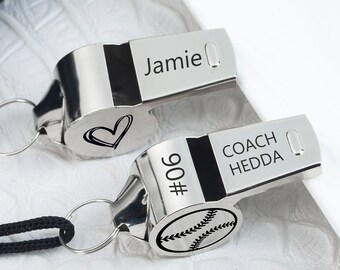 Personalisierte Pfeife Halskette Personalisiert Coach Whistle Halskette Gravur Edelstahl Outdoor Pfeife Personalisiert Lehrer Geschenk