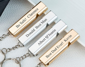 Best Coach Gifts,Personalized Whistle Key Chain,Teacher Whistle Keychain,Sports Whistle Gift,Engraved Whistle Key Ring,Teacher Gifts for Men