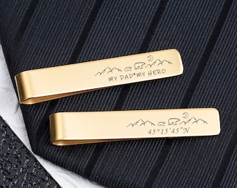 Personalized Tie Clips Man Tie Clip Custom Tie Bar Engrave Tie Clip Stainless Steel Tie Clip Wedding Groomsmen Gift for Him Accessories Gift